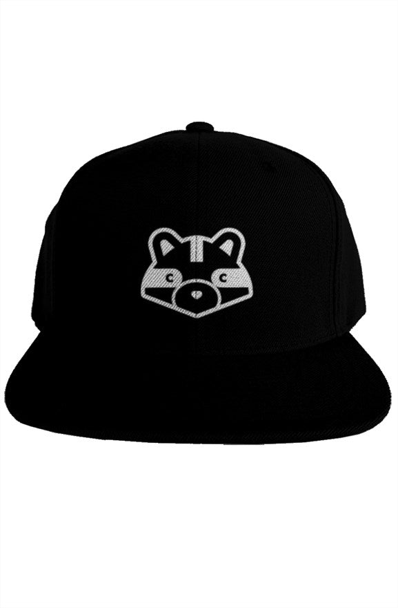 Classic Raccoon Head premium snapback