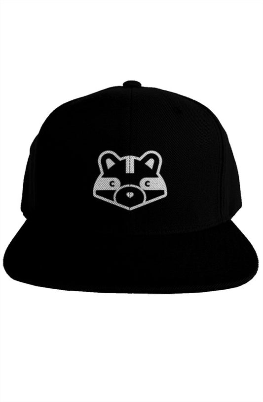 Classic Raccoon Head premium snapback